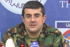 Արցախի նախագահ Արայիկ Հարությունյանի ճեպազրույցը