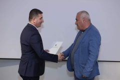 Ազատ Գասպարյանին՝ շնորհակալագիր և հուշամեդալ