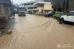 Կապան համայնքում տեղացած հորդառատ անձրևների հետևանքով առաջացած վթարների վերացման աշխատանքները շարունակվում են