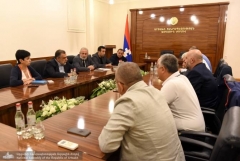 Ռուբեն Վարդանյանը հյուրընկալվել է Արցախի ԱԺ-ում