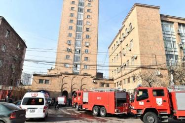 Մամուլի շենքում բռնկված հրդեհի հետևանքով տուժածներ չկան