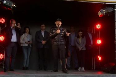 Նիկոլ Փաշինյանը քարոզարշավի շրջանակներում հանդիպեց Տեղ համայնքի բնակիչներին