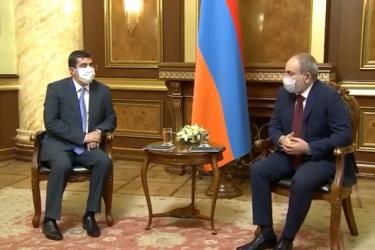 Նիկոլ Փաշինյանի և Արայիկ Հարությունյանի առաջին պաշտոնական հանդիպումը Երևանում