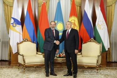 Մեր երկրների հարաբերությունները բարեկամական են և փոխշահավետ, Նազարբաևը շնորհավորել է Փաշինյանին