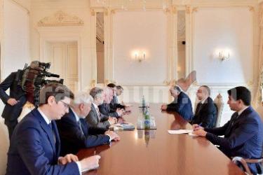 Իլհամ Ալիեւը հանդիպել է ԵԱՀԿ ՄԽ համանախագահների հետ
