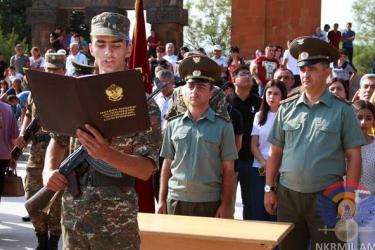 ՊԲ-ում մեկնարկել են 2019 թվականի ամառային զորակոչի նորակոչիկների հանդիսավոր երդման արարողությունները