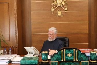 Արամ Ա Կաթողիկոսը հետևում է Սիրիայում ստեղծված իրավիճակին