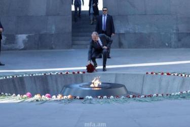 Սերգեյ Լավրովն այցելել է Հայոց ցեղասպանության հուշահամալիր