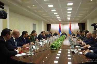 Կայացել է հայկական  երկու հանրապետությունների Անվտանգության խորհուրդների համատեղ նիստը