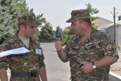 Ստուգվել է զինծառայողների պատրաստվածությունը