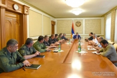 Արցախի նախագահը հասարակական կարգի ու անվտանգության հարցերով խորհրդակցություն է անցկացրել