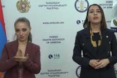 ՀՀ մարդու իրավունքների պաշտպան Քրիստիննե Գրիգորյանը հաշմանդամություն ունեցող անձանց միջազգային օրը հանդես է եկել տեսաուղերձով:
