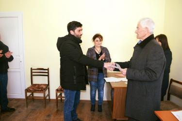 700.000-ական դրամ դրամաշնորհ՝ Սյունիքի մարզի 91 ընտանիքներին