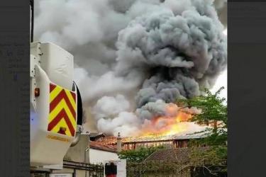 Կրկին խոշոր հրդեհ Փարիզում. այրվում է Վերսալի պալատը (տեսանյութ)