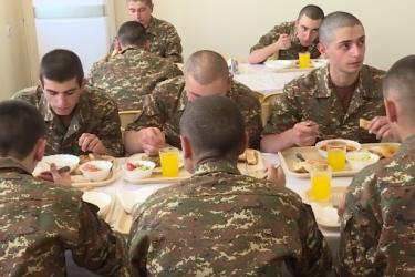 Հարուստ ճաշացանկ և բարձրորակ սնունդ զինվորների համար. զորամասերի ճաշարանները կսպասարկեն անհատ ընկերությունները