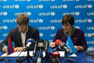 Արթուր Ալեքսանյանը նշանակվել է ՅՈՒՆԻՍԵՖ-ի բարի կամքի դեսպան