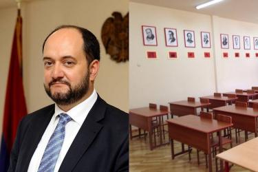 ՀՀ դպրոցներում վաղվանից դասեր չեն լինի, առավոտյան բոլոր դպրոցները կստանան հրամանը. Արայիկ Հարությունյան