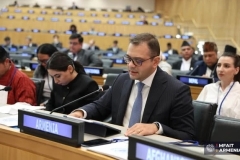 «ԹՐԻՓՓ» ծրագրով նախատեսվում է ստեղծել առանցքային առևտրային ուղի. Աբիսողոմոնյանը՝ ՄԱԿ-ում