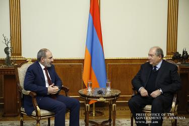 Նիկոլ Փաշինյանը և Արմեն Սարգսյանը քննարկել են երկրի ընթացիկ օրակարգին և զարգացմանը վերաբերող հարցեր