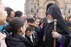 Ծաղկազարդի տոնը Մայր Աթոռ Սուրբ Էջմիածնում