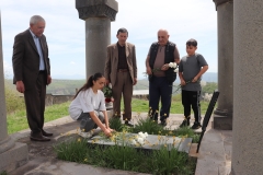 Այսօր այցելեցինք Հայոց մեծ գուսանի գերեզմանին և հարգանքի տուրք մատուցեցինք նրա հիշատակին