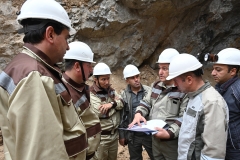 Նախարար Գնել Սանոսյանը Կապանի լեռնահարստացման կոմբինատում