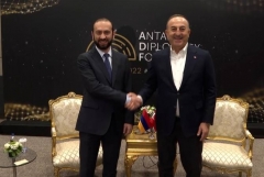 Արարատ Միրզոյանն Անթալիայում հանդիպել է Թուրքիայի արտգործնախարարի հետ