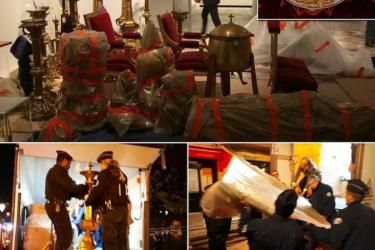 Հրշեջները մարդկային շղթա են կազմել Փարիզի Աստվածամոր տաճարի գանձերը, այդ թվում` Քրիստոսի փշապսակը փրկելու համար (լուսանկարներ)