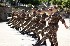 Նորակոչիկներն անցկացրել են շարային պատրաստության պարապմունք