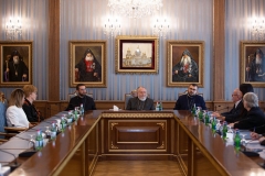 Ամենայն Հայոց Կաթողիկոսն ընդունեց  Եկեղեցիների համաշխարհային խորհրդի պատվիրակության անդամներին