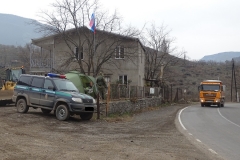 Գորիս-Կապան ավտոմայրուղում (Որոտան գյուղի մերձակայքում)՝ ՌԴ Անվտանգության դաշնային ծառայության սահմանապահ զորքերի հենակետ