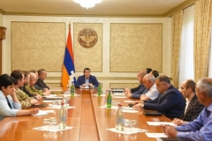 Արցախի Անվտանգության խորհրդի նիստի օրակարգում Արցախի շուրջ ստեղծված ռազմաքաղաքական իրավիճակն էր