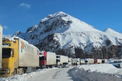 Վրաստանից դեպի Հայաստանի սահման տանող ճանապարհը բացվել է բեռնատարների համար