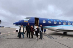 Երկար տարիների ընթացքում առաջին անգամ ադրբեջանական ինքնաթիռը վայրէջք է կատարել «Զվարթնոց» օդանավակայանում. ադրբեջանական ԶԼՄ-ի անդրադարձը (լուսանկարներ)