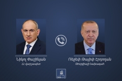 Տեղի է ունեցել Նիկոլ Փաշինյանի և Ռեջեփ Թայիփ Էրդողանի հեռախոսազրույցը