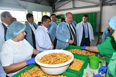 Արմեն Սարգսյանն այցելել է Սյունիքի մարզի մի շարք արտադրական ձեռնարկություններ
