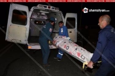 Ողբերգական ավտովթար Սյունիքի մարզում. Suzuki-ն դուրս է եկել ճանապարհի երթևեկելի գոտուց, մի քանի պտույտ գլորվելով՝ մասամբ հայտնվել ճանապարհի մեջտեղում. կա 1 զոհ, 1 վիրավոր