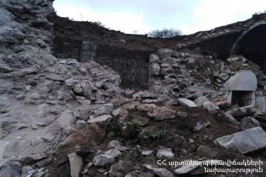 Խդրանց գյուղի եկեղեցու կողային պատն է փլուզվել՝ մոտ 180 քմ մակերեսով