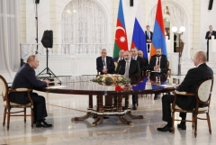 ԱՊՀ ոչ պաշտոնական գագաթնաժողովի շրջանակներում Փաշինյանի և Ալիևի մասնակցությամբ եռակողմ հանդիպում չի նախատեսվում. Պեսկով