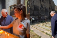 Սիսիանի եկեղեցում մոմ վառեցինք, քաղաքային պանթեոնում ծաղիկներ խոնարհեցինք. Նիկոլ Փաշինյան