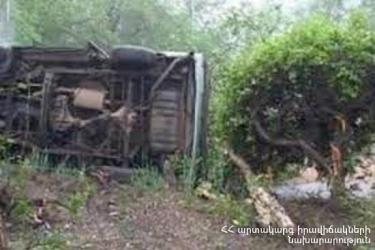 ՃՏՊ Կապան քաղաքից դեպի Ճակատեն գյուղ տանող ավտոճանապարհին