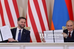 Փաշինյանն ու Վենսը ստորագրեցին Միջուկային էներգիայի խաղաղ նպատակներով օգտագործման վերաբերյալ հայտարարությունը