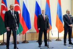 Ռուսաստանը, Հայաստանը եւ Ադրբեջանը համատեղ հայտարարություն են համաձայնեցրել․ Պուտին