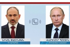 Տեղի է ունեցել Նիկոլ Փաշինյանի և Վլադիմիր Պուտինի հեռախոսազրույցը