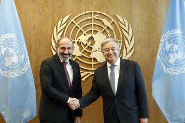 Հայաստանի վարչապետին շնորհավորական ուղերձ է հղել ՄԱԿ-ի գլխավոր քարտուղարը