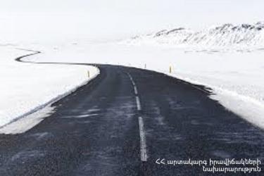 ՀՀ տարածքում ավտոճանապարհները հիմնականում անցանելի են