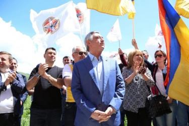 Հանրապետության տոնի առիթով ՀՀԿ-ն ուխտագնացություն է կատարել Սպիտակավոր Սբ. Աստվածածին վանական համալիր