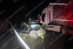 Խոշոր ու ողբերգական ավտովթար՝ Սյունիքի մարզում․ զոհ կա