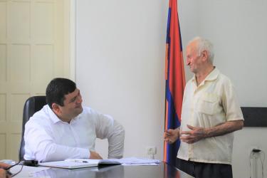 Օգոստոսի 2-ին Կապան համայնքի ղեկավար Գևորգ Փարսյանի մոտ տեղի ունեցավ քաղաքացիների հերթական ընդունելություն