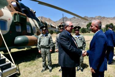 ՀՀ ՆԱԽԱԳԱՀ ԱՐՄԵՆ ՍԱՐԳՍՅԱՆՆ ԱՇԽԱՏԱՆՔԱՅԻՆ ԱՅՑՈՎ ՍՅՈՒՆԻՔԻ ՄԱՐԶՈՒՄ Է